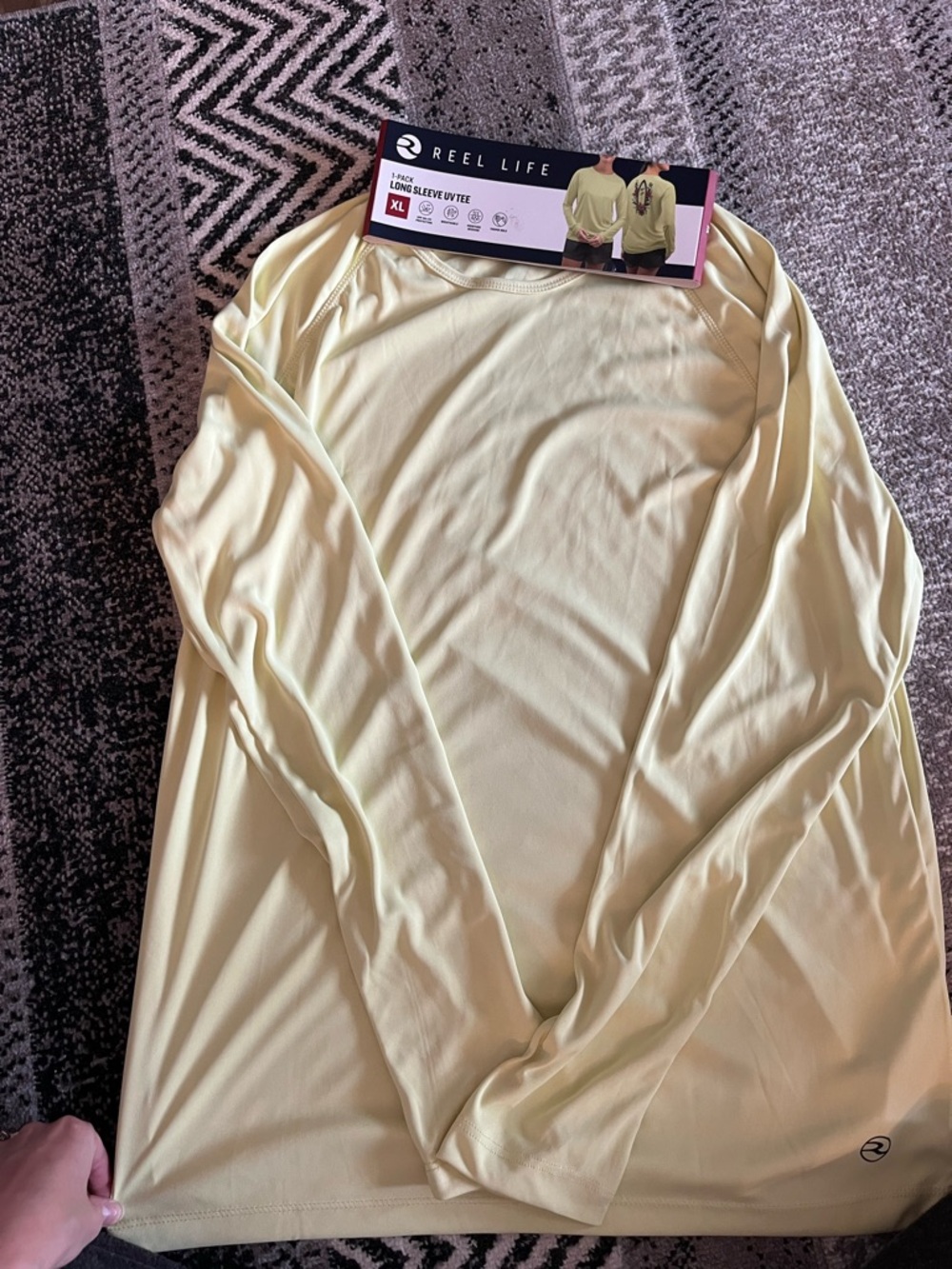 Reel‎ Life Women's Long Sleeve Performance Top - Pale Yellow, XL